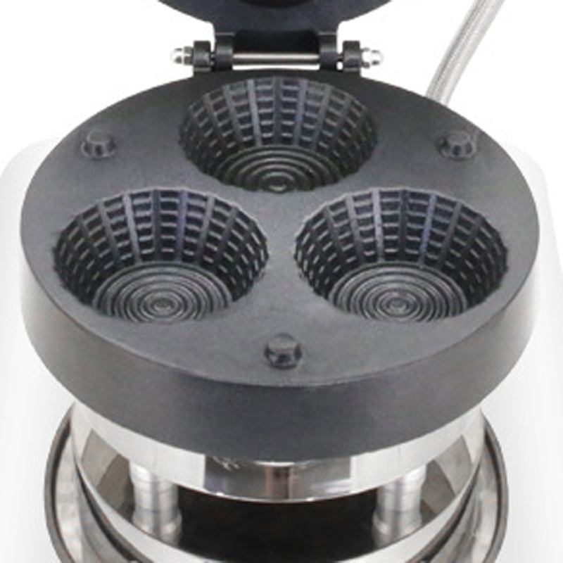 Donut Making Machine - Commercial Triple-Hole Ice Cream Waffle Cone