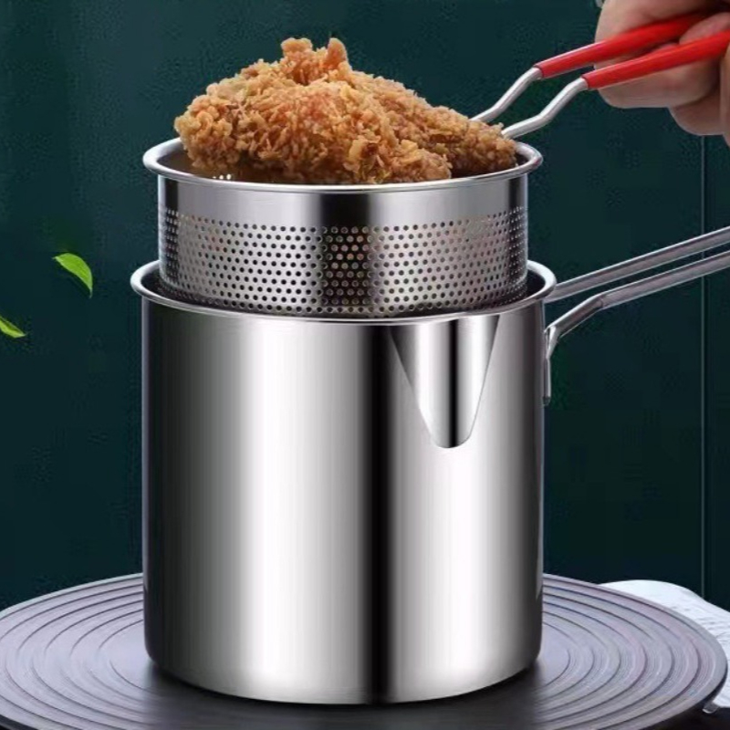Commercial Kitchen Appliances - 304 Stainless Steel Deep Fryer With