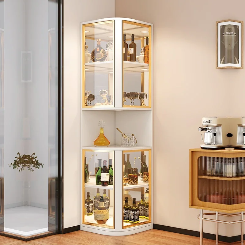 Commercial Kitchen And Bar - Wall Bar Cabinet Open Cabinets Iron