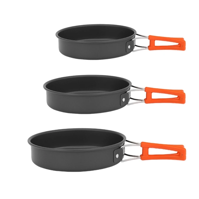 Commercial Kitchen Pots And Pans - Portable Frying Pan with Storage Bag