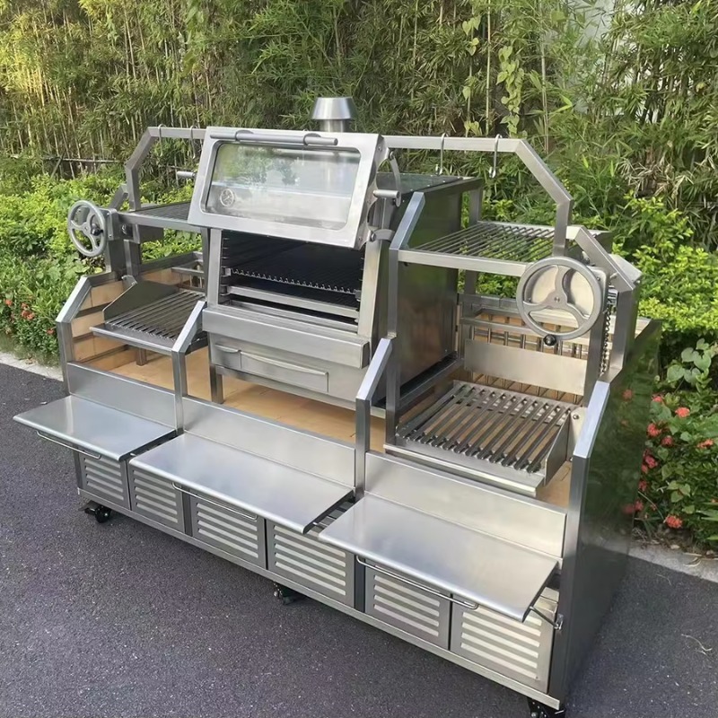 Commercial Kitchen Broiler - Commercial Vertical Kebab Broiler Stainless Steel
