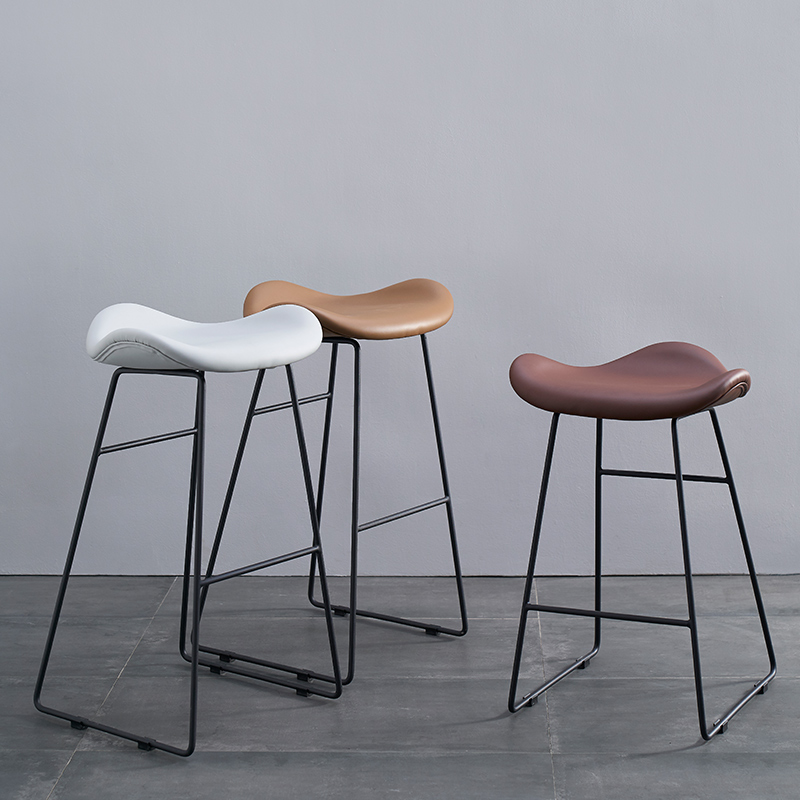 Commercial Kitchen And Bar - Nordic Luxury PU Leather Bar Stool