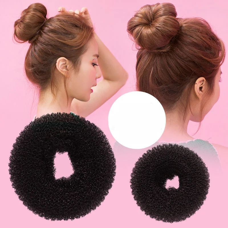 Donut Making Machine - 6/8/9.5cm Black/Brown/White Magic Hair Bun Maker