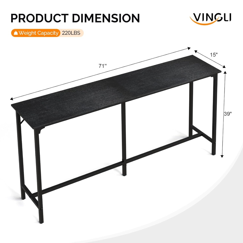 71 Inch High Top Bar Table, Wo - огляд і ціна Commercial Kitchen And Bar
