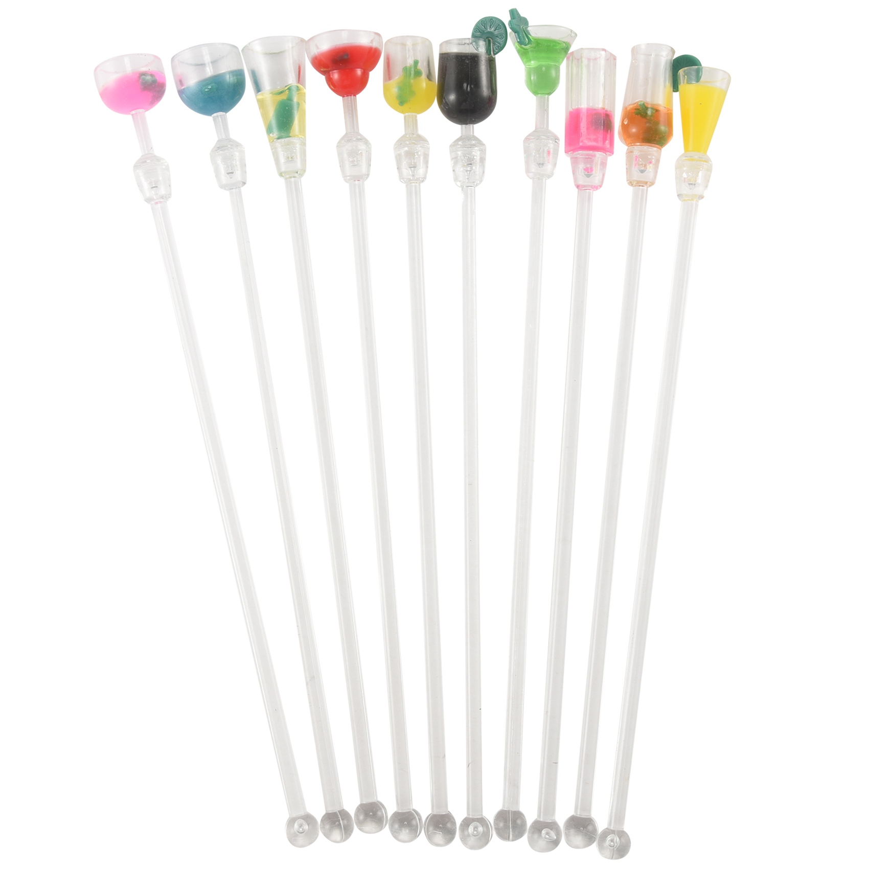 10Pcs Cocktail Stirrer Drink M - огляд і ціна Bar Blender Mixing