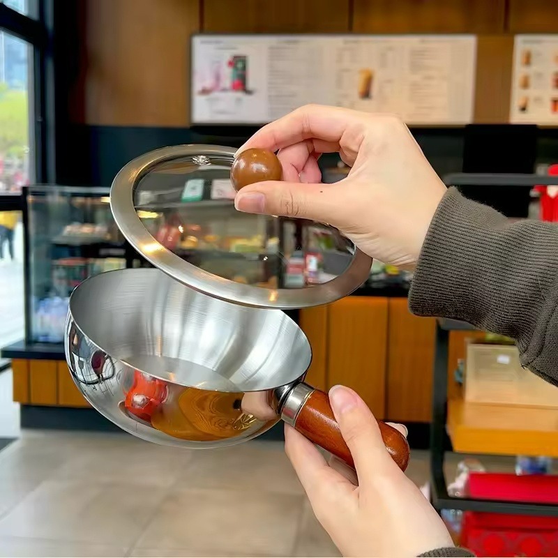 Stainless Steel Saucepan Milk  - огляд і ціна Commercial Kitchen Pots And Pans