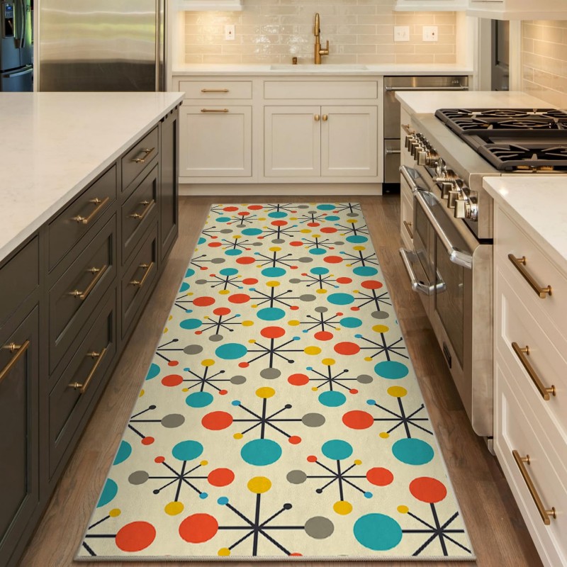 Mediterranean Floral Runner Ru - огляд і ціна Commercial Kitchen Background