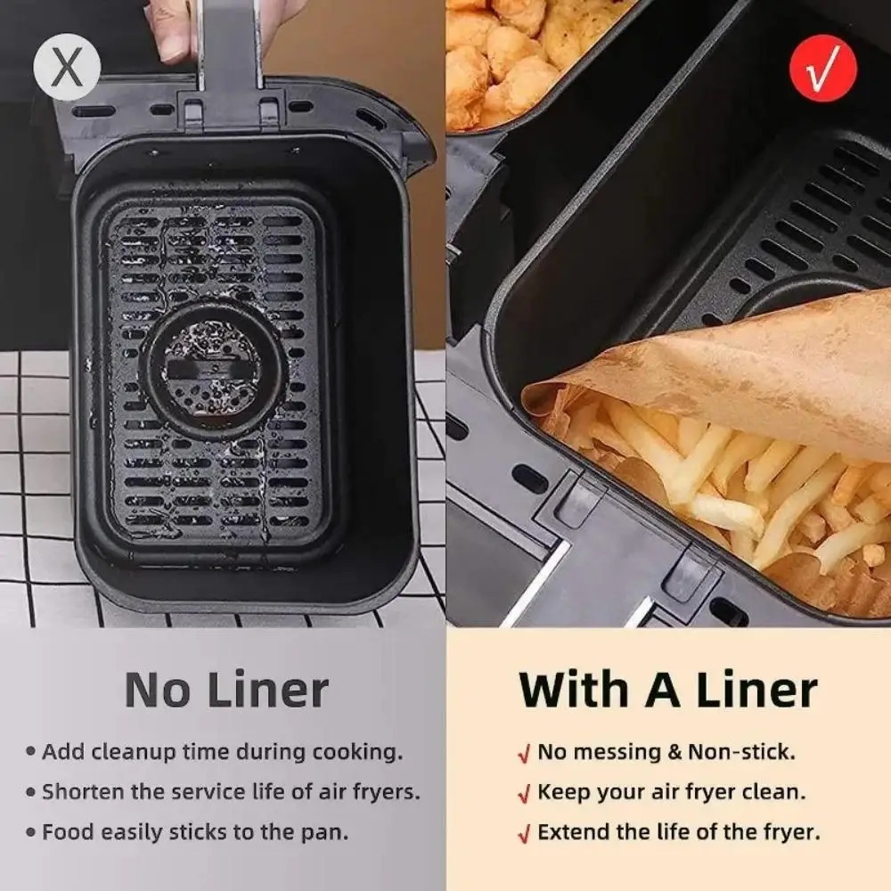 50/100pcs Disposable Air Fryer - огляд і ціна Commercial Kitchen Pots And Pans