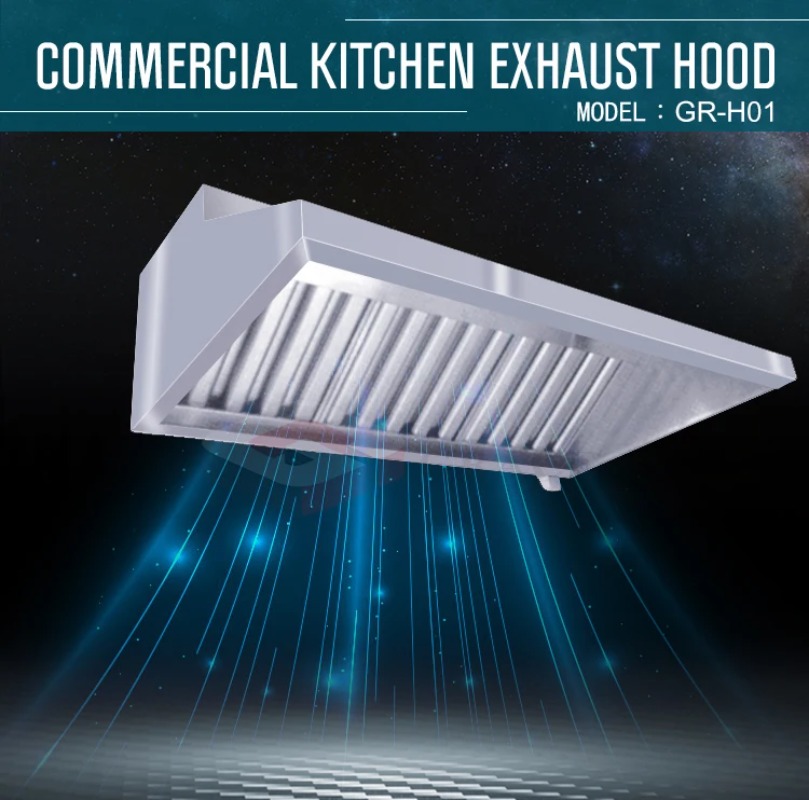 Cooker Chimney Island Range Ho - огляд і ціна Commercial Kitchen Range Hood