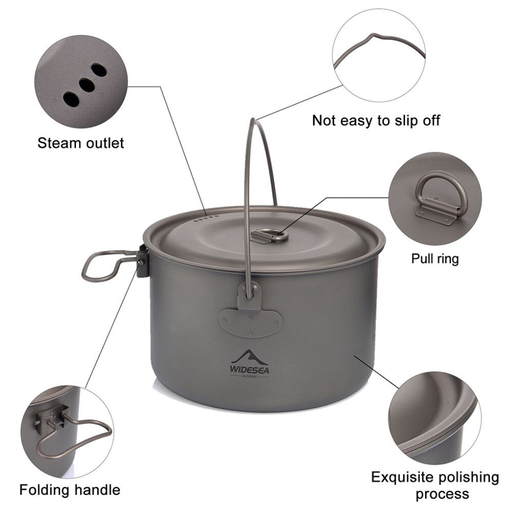 Widesea Camping Tableware Tita - огляд і ціна Commercial Kitchen Pots And Pans