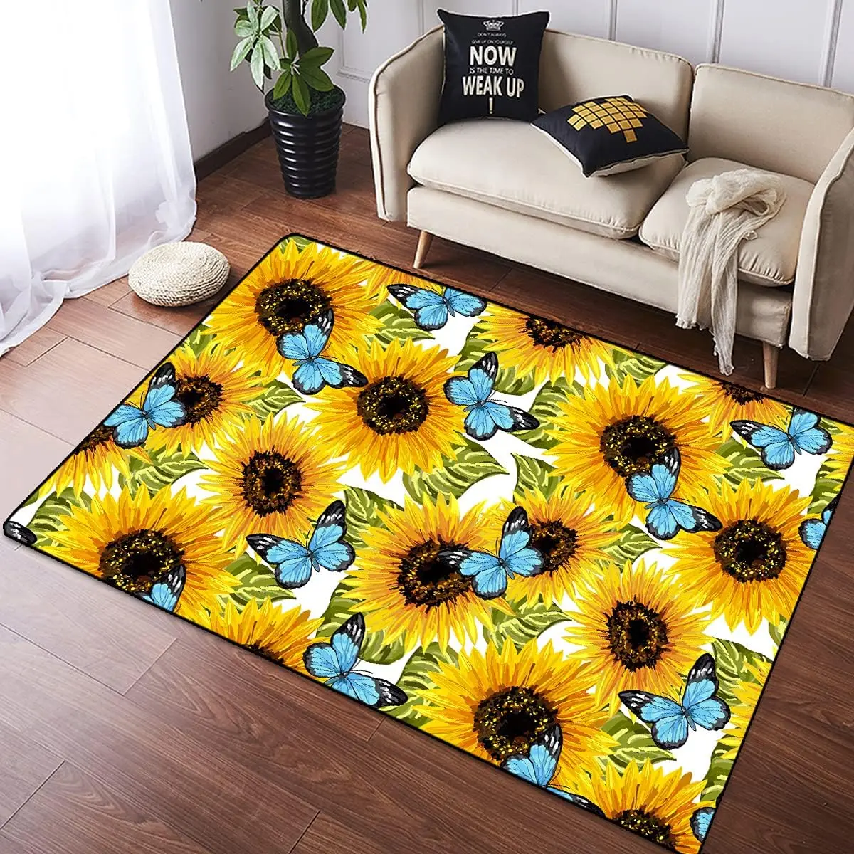 Yellow Sunflowers Flower on Bl - огляд і ціна Commercial Kitchen Background