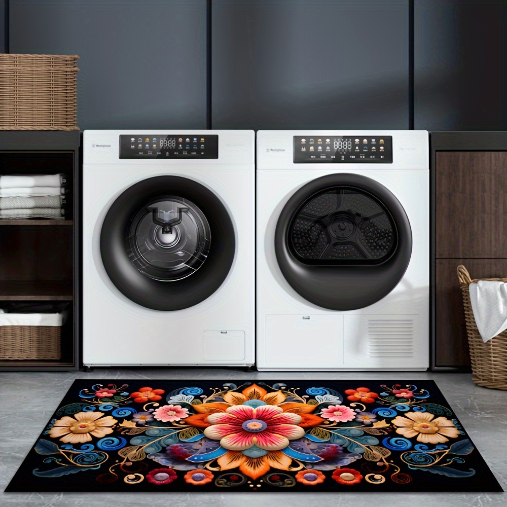2D Printing Retro Floral Patte - огляд і ціна Commercial Kitchen Background