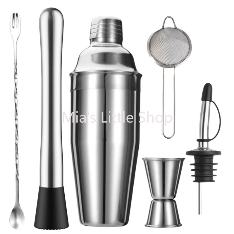 Glass Cocktail Shaker Set, Han - огляд і ціна Bar Blender Mixing
