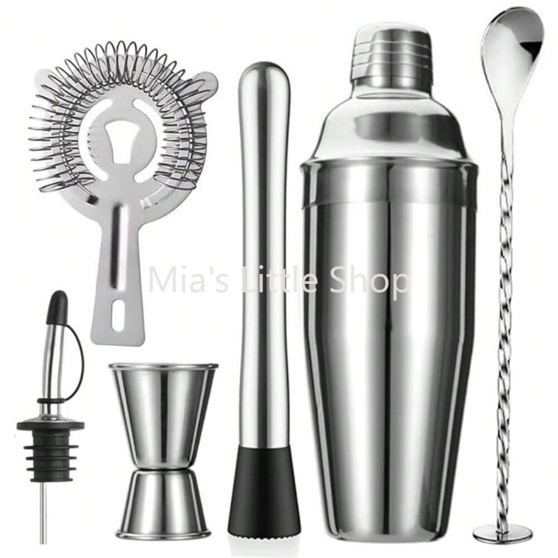 Glass Cocktail Shaker Set, Han - огляд і ціна Bar Blender Mixing