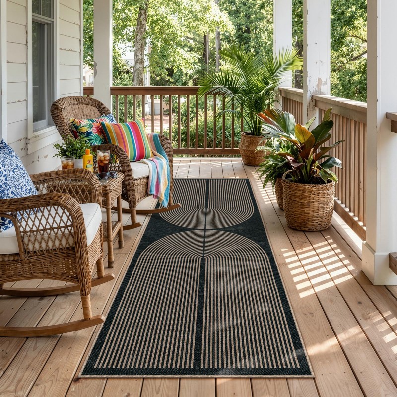 Art Deco Runner Rug Green Back - огляд і ціна Commercial Kitchen Background