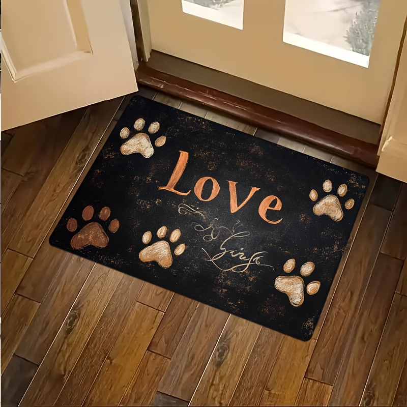 Cat Dog Paw Print Pattern Kitc - огляд і ціна Commercial Kitchen Background