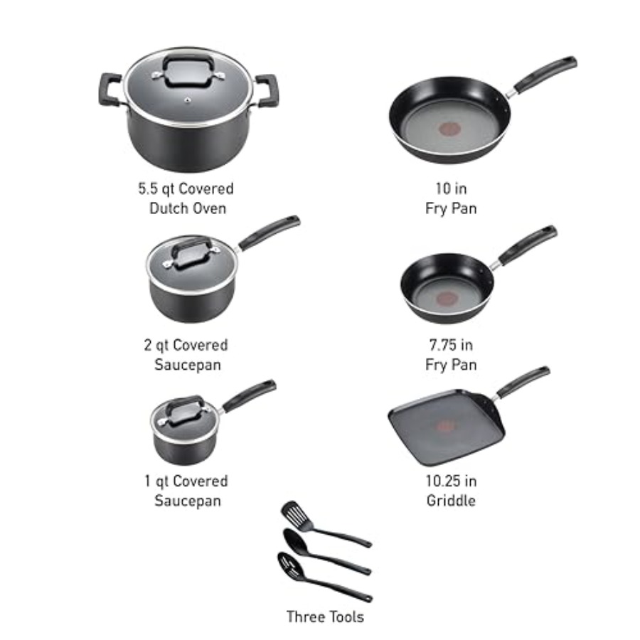 T-Fal Signature Nonstick Pots  - огляд і ціна Commercial Kitchen Broiler