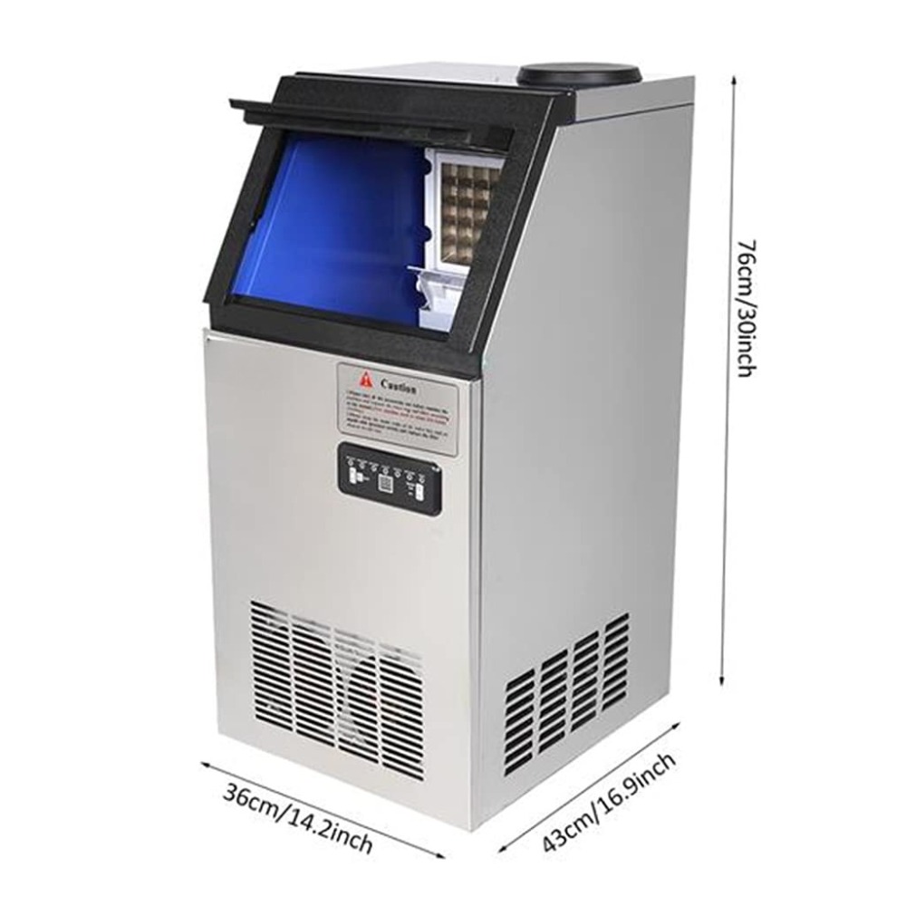 Commercial Ice Maker 110Lbs/24 - огляд і ціна Commercial Ice Maker