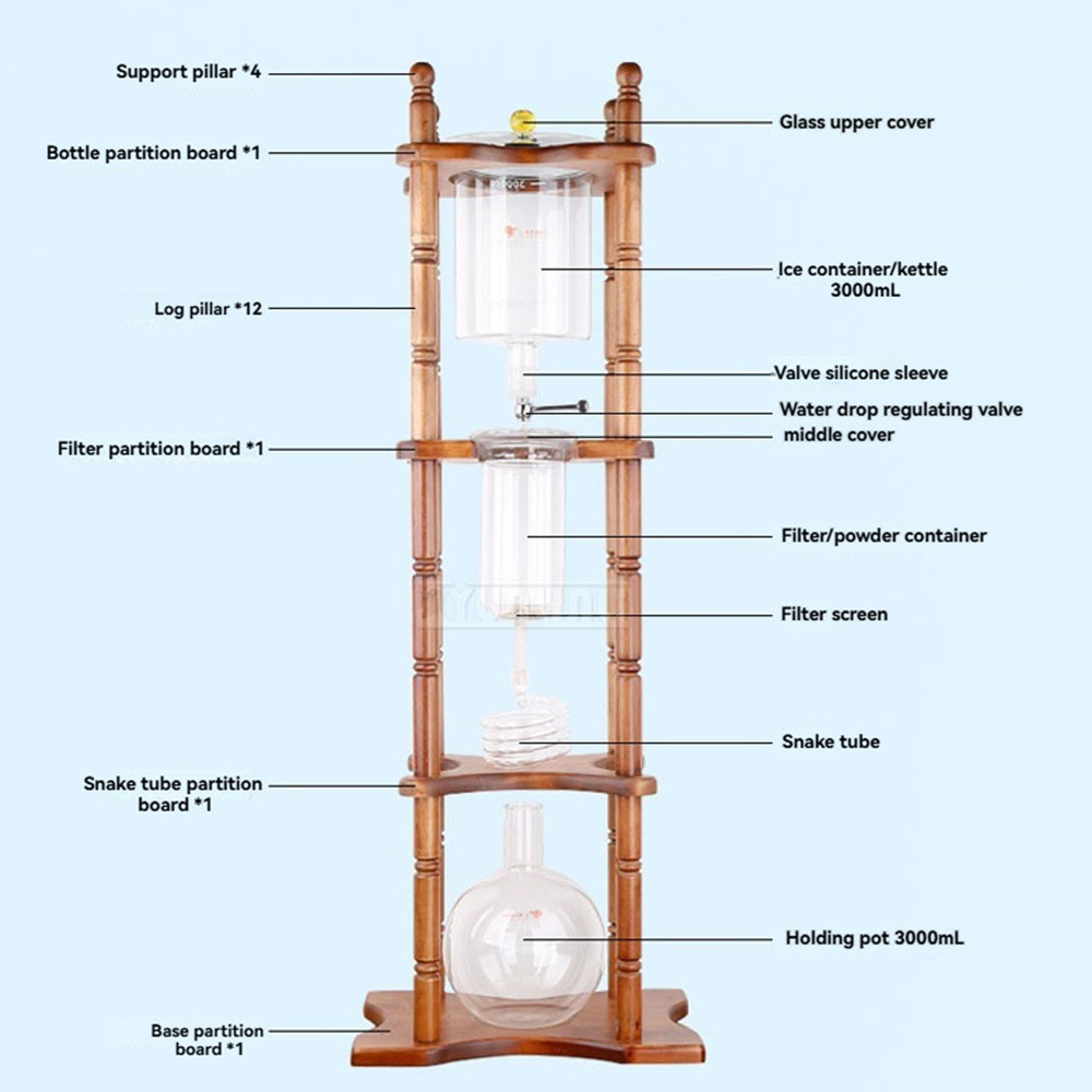 Ice drip coffee maker - Cold b - огляд і ціна Commercial Ice Maker