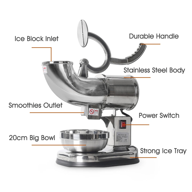 Electric Snow Cone Machine Ice - огляд і ціна Commercial Ice Maker