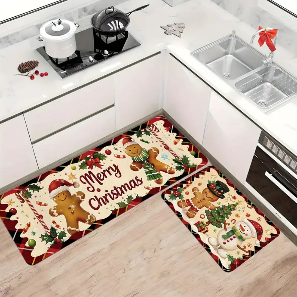 VIKAMA 1/2pcs Cartoon Christma - огляд і ціна Kitchen Flooring Commercial