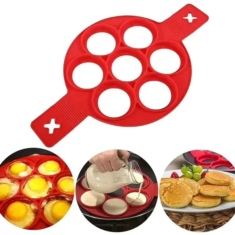 Silicone 7-hole Circular Fryin - огляд і ціна Commercial Kitchen Pots And Pans