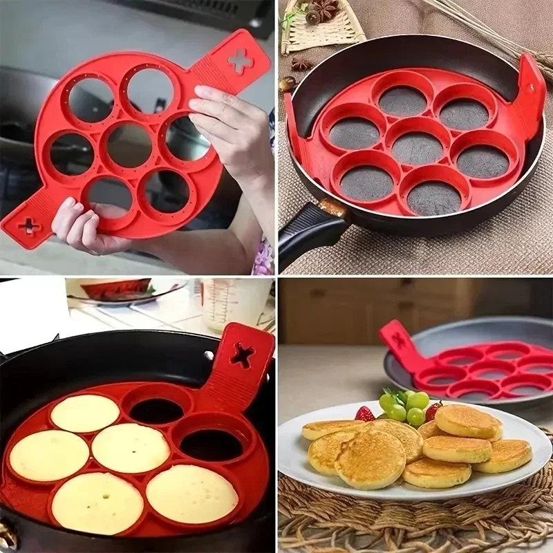 Silicone 7-hole Circular Fryin - огляд і ціна Commercial Kitchen Pots And Pans