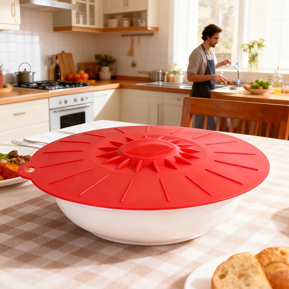 5-Piece Silicone Lids, Heat-Re - огляд і ціна Commercial Kitchen Pots And Pans