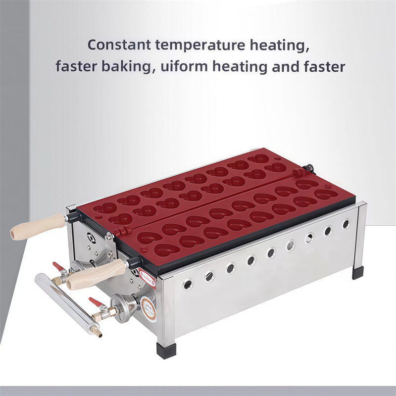 Mini Gas Heart Shape Waffle Ma - огляд і ціна Donut Making Machine