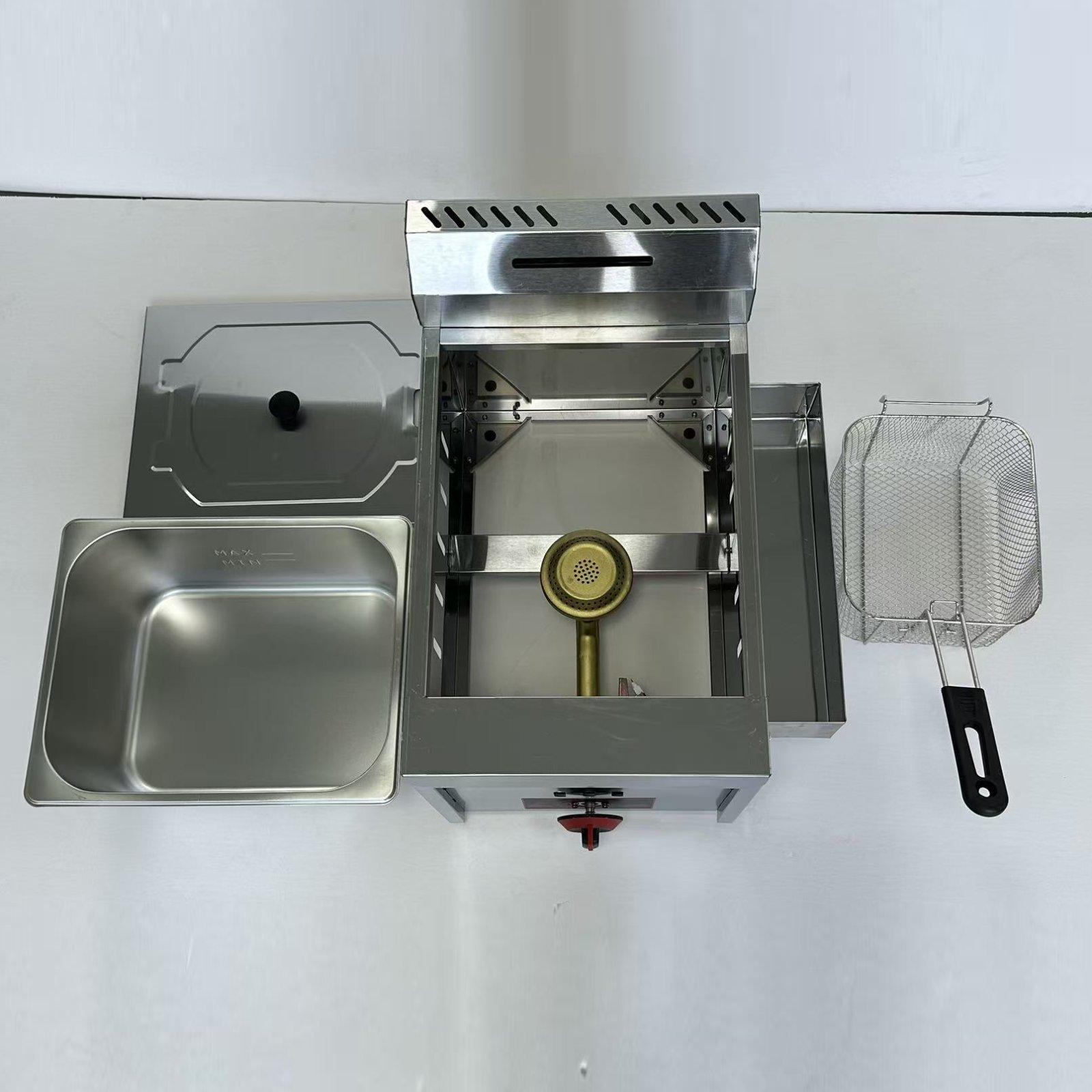 Commercial Deep Fryer Gas Frye - огляд і ціна Commercial Kitchen Appliances